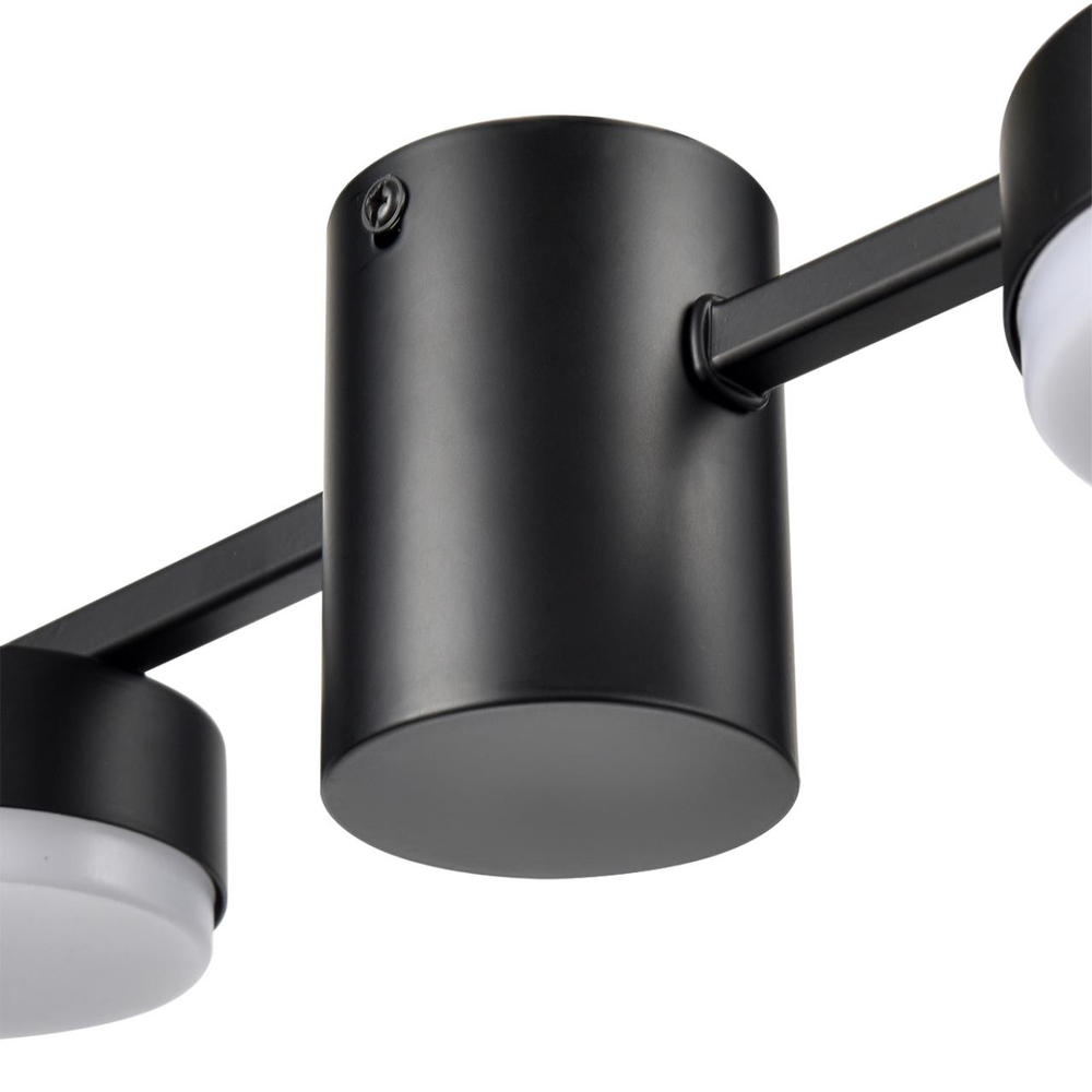 8187/8C COMFI LN26 249 черный, металл Люстра потолочная LED GX53 8*7W 220V SANATA