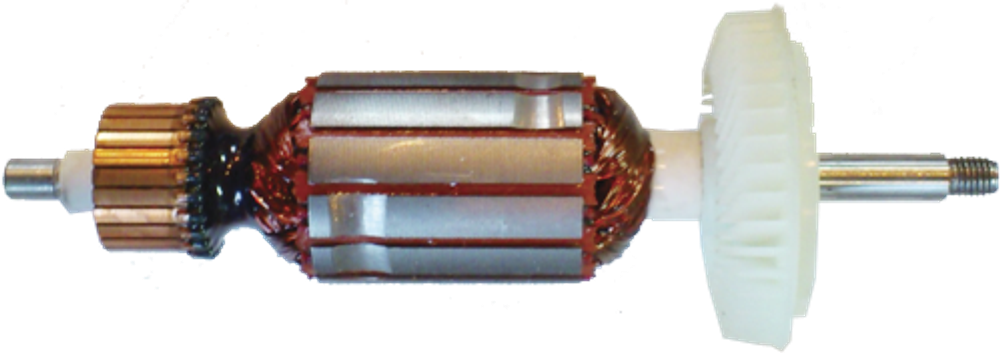 Якорь мшу Bosch GWS  9-125/10-125 (резьба, D:8/45/25.2/7-мм, L:162-мм, а: 1604010640) [AEZ]