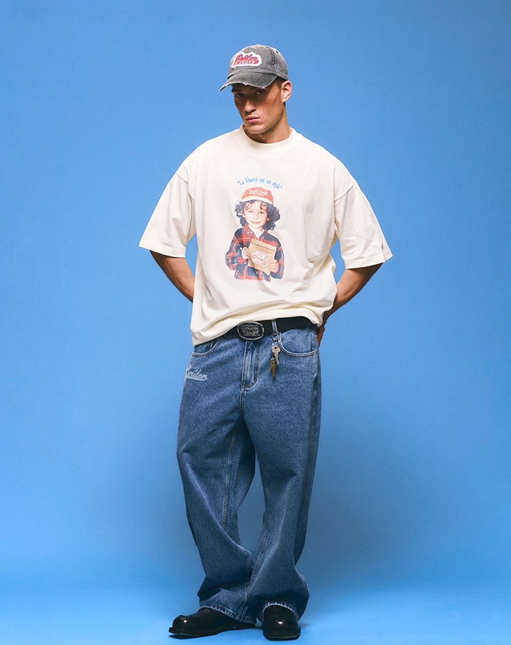 Футболка Bruler d'Amour Goût d’Enfance молочная