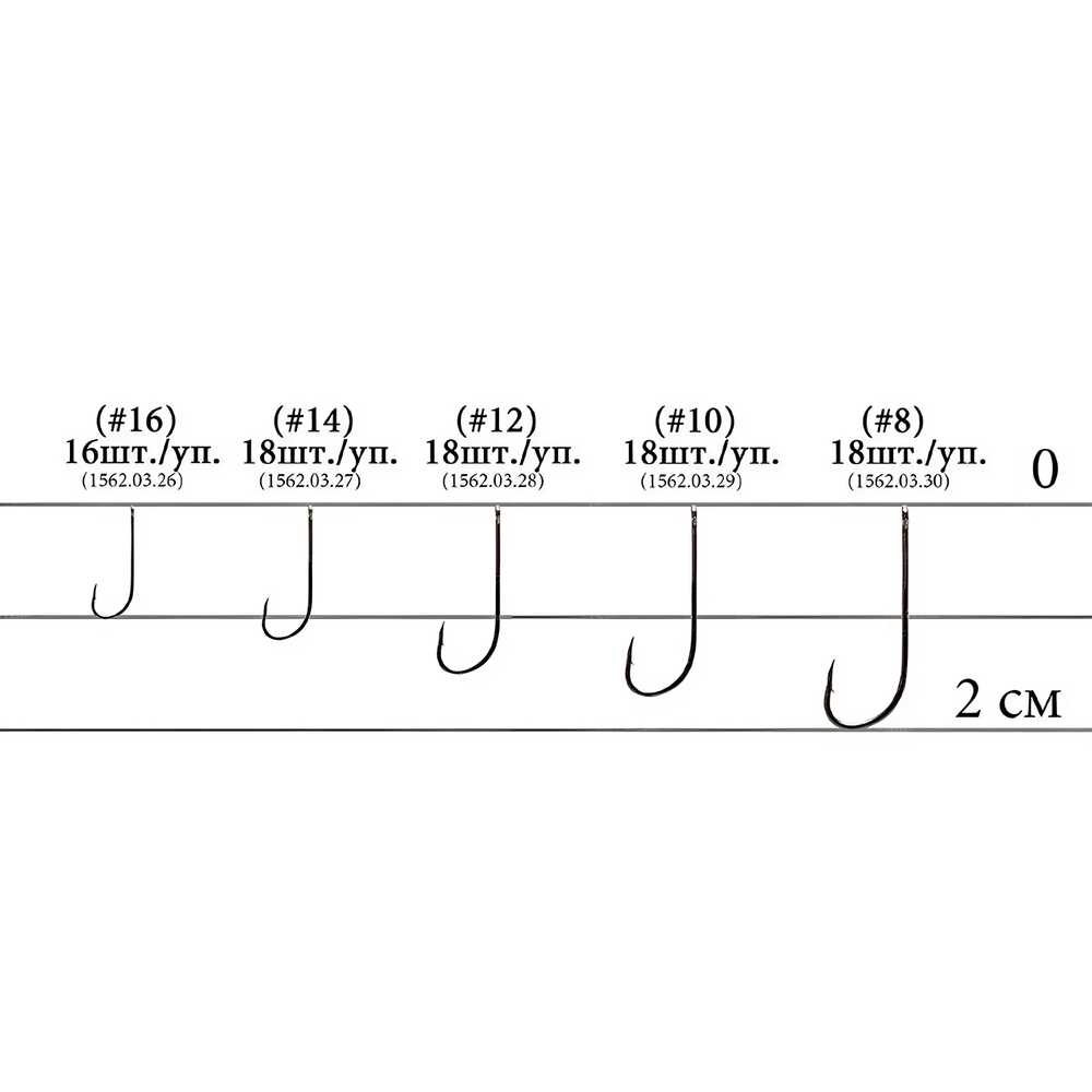 Крючок Decoy одинарный KR-28 #10 FINE MINI (в упаковке 18 штук)