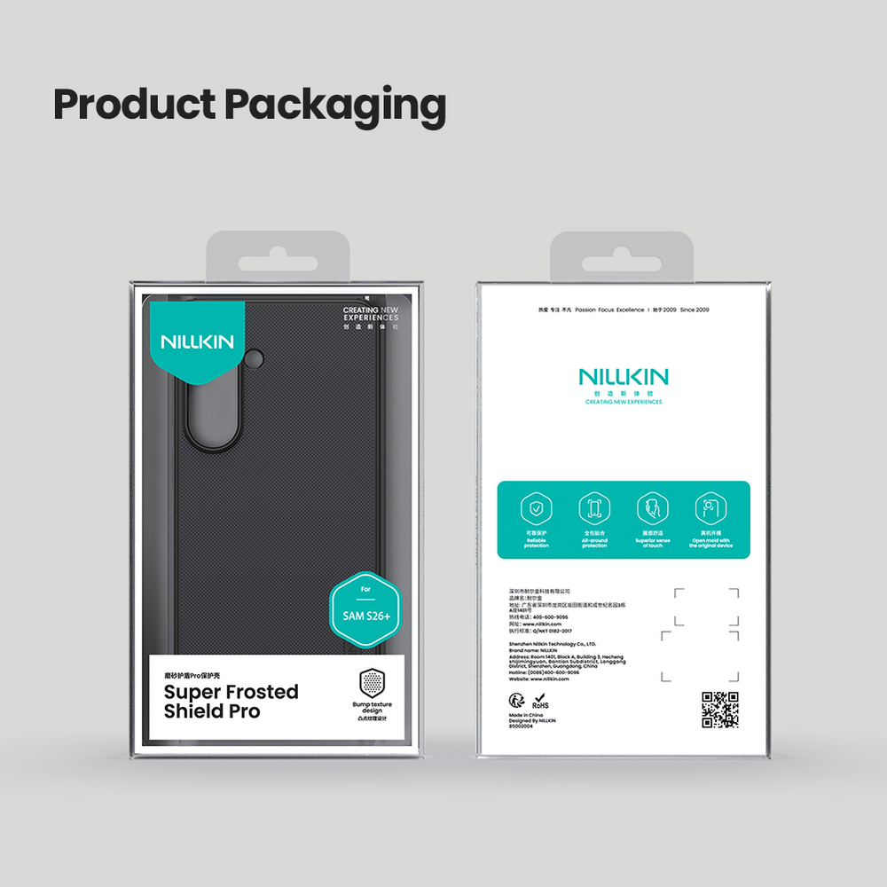 Противоударный чехол для смартфона Samsung Galaxy S26+ Плюс, серия Super Frosted Shield Pro от Nillkin