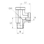 Штуцер FSLC NPT 3/4