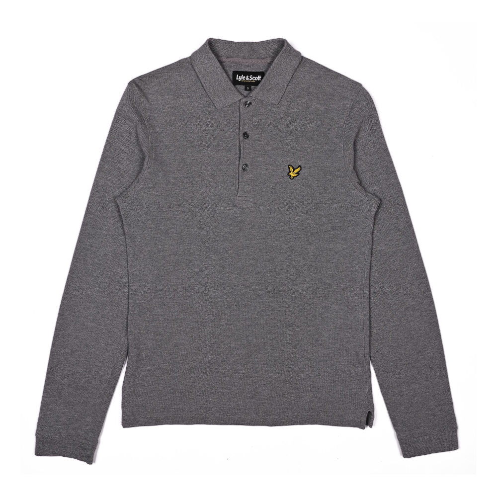 Лонгслив-поло от Lyle & Scott, S