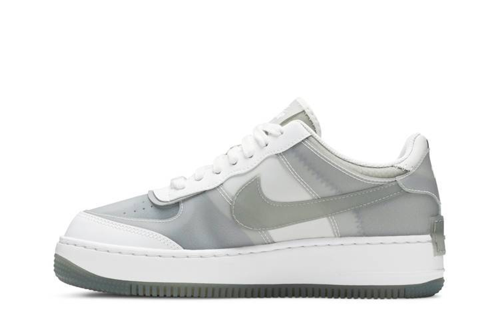 Кроссовки Nike Air Force 1 Shadow Particle Grey (Женская размерная сетка)