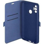 Чехол с флипом для Tecno Spark 7 blue DF