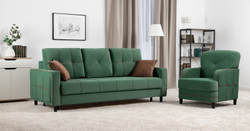 Диван кровать Черри, Зеленый