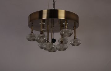 Люстра потолочная MANNE PL.7440-9+4(BR) d50