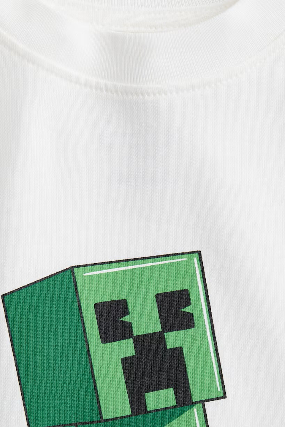 H&M Футболка с принтом, белый