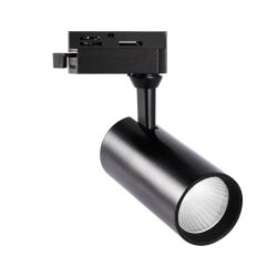 ULB-Q276 15W-4000К BLACK Светильник-прожектор светодиодный трековый. 1350 Лм. Белый свет 4000К. Корпус черный. ТМ Volpe.