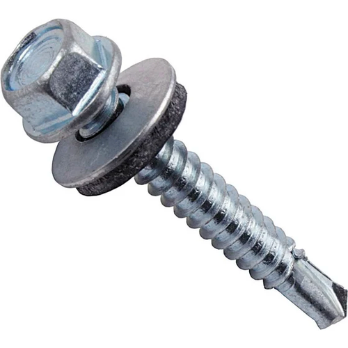 Саморез кровельный с EPDM шайбой цинк 4,8х60 (250/2 тыс. шт./кор.)
