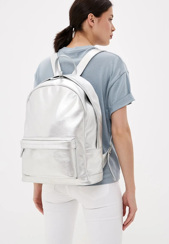 рюкзак закругленный серебряный L