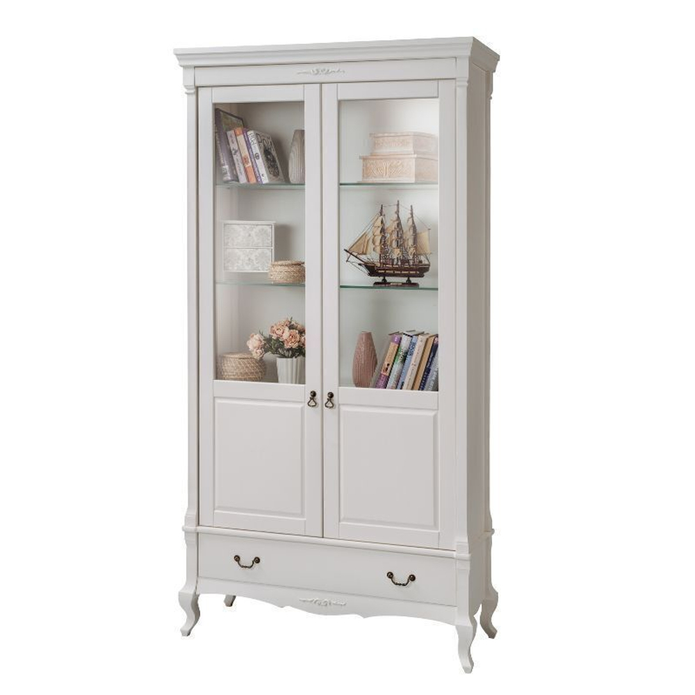 Книжный шкаф Ари-Прованс №1, 108,5х207х35 см