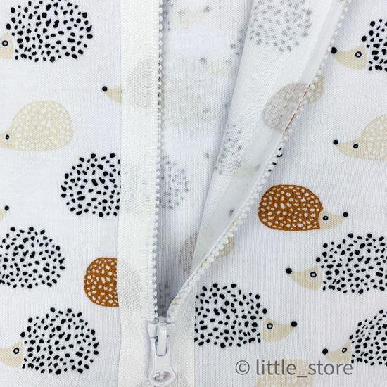 Пеленальный кокон и шапочка Ежики