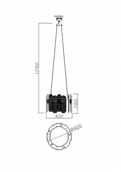 Люстра подвесная Freya FR5141PL-05BS