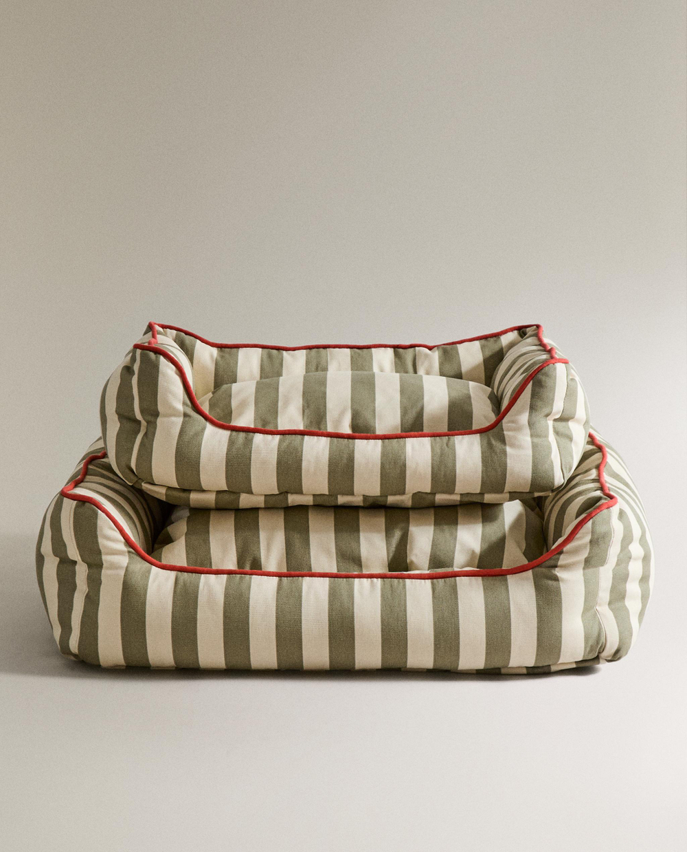 Лежак для животных Zara Home, в полоску с кантом, 50 40 18 см