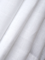 3,5м. Ткань льняная " Натуральная Белая" лён-100%, плотность 190 г/м , ширина 150 см.