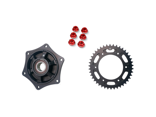 CN432B-FC255 CNC RACING RR SPROCKET AND FLANGE KIT W/ NUTS (P V2, SF V2, MTS V2 2025)