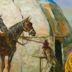 Винтаж: Картина из серии «Быт казахов XIX - начала ХХ веков»