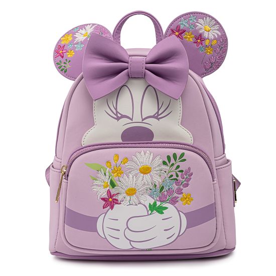 Рюкзак Loungefly Disney Minnie Holding Flowers Mini Backpack WDBK1763