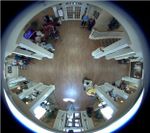 Камера видеонаблюдения, рыбий глаз 180°, аналоговая 2.1 Мпикс (1920х1080) FullHD