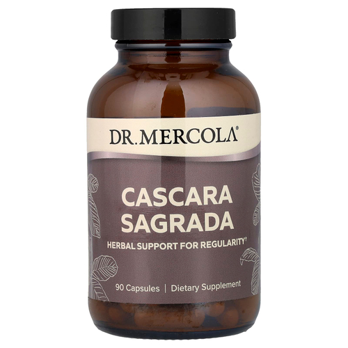 Dr. Mercola, каскара, 90 капсул (308 мг в 1 капсуле)