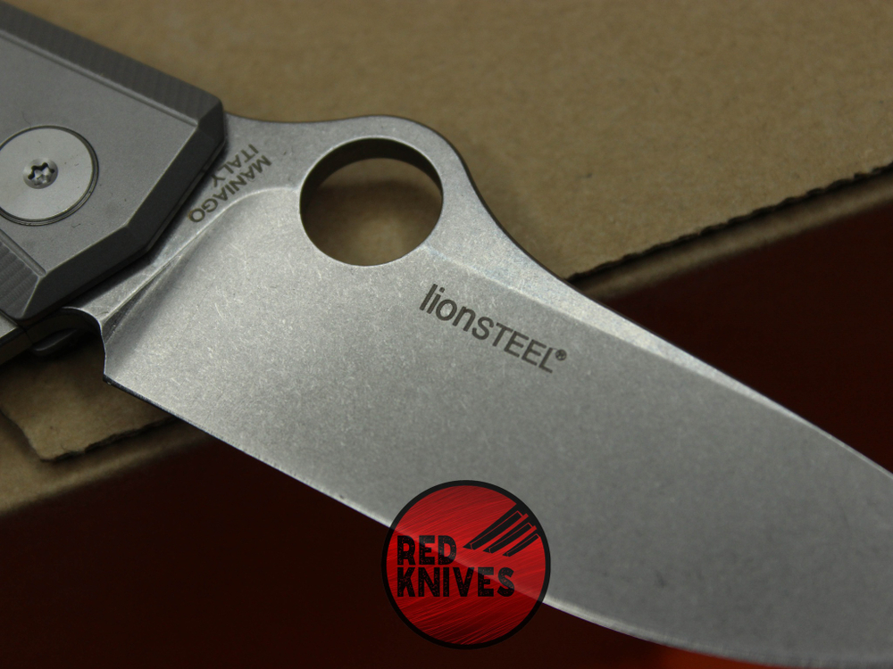 Нож Spyderco SpyMyto C265MTIP - черная микарта, съемный плавник