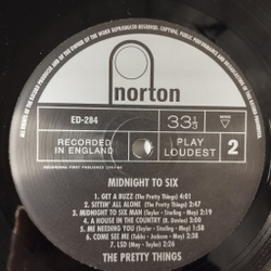 Винтажная виниловая пластинка LP The Pretty Things Midnight To Six (USA 2000)