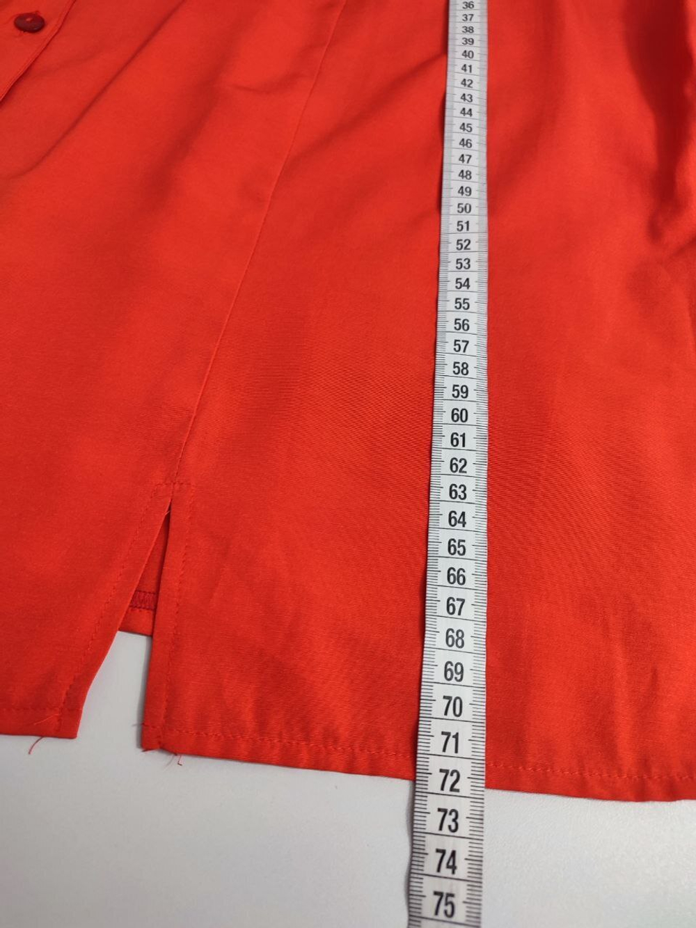 Блузка яркая на пуговицах 60+ размер