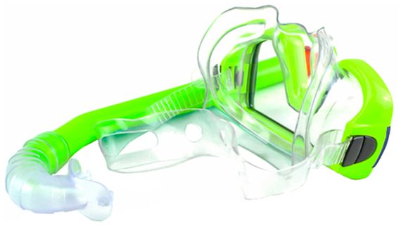Набор маска+трубка Mares Tropika прозрачный/зеленый