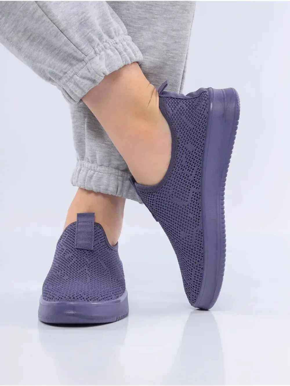 Слипоны летние текстильные