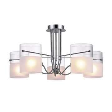 Люстра на штанге 5*E14 FR2023PL-05CH хром Ampera Freya