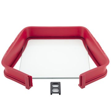 Форма силиконовая квадратная со стеклянным дном Kamille KM-7759