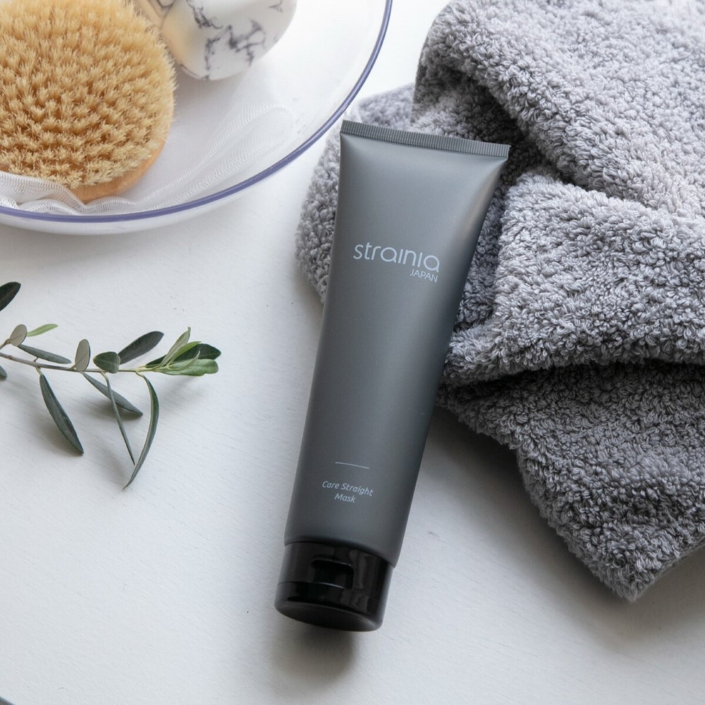 Маска для восстановления волос с кератином Strainia Care Straight Mask