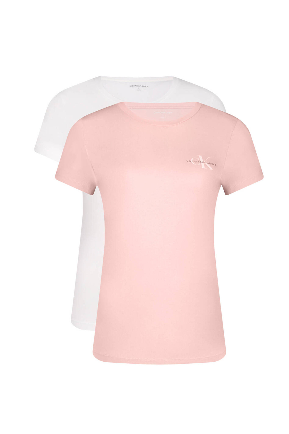 Футболка 2-pack MONOGRAM CALVIN KLEIN JEANS - белый(J20J219734)