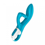 Вибратор-кролик Embrace me berry Satisfyer, бирюзовый