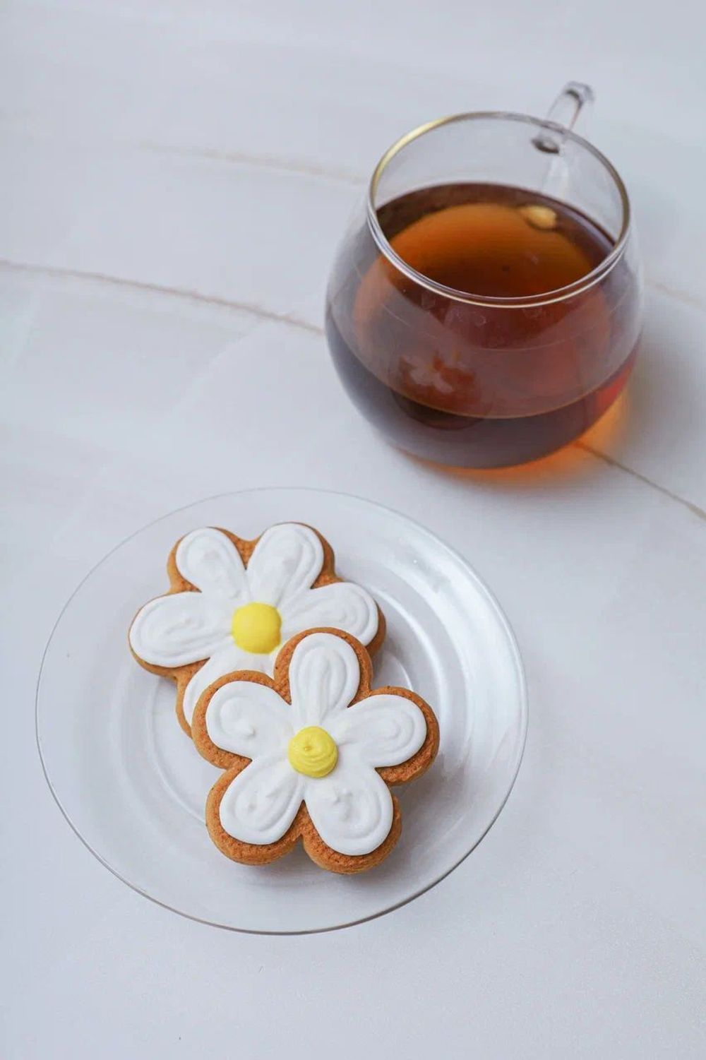 Имбирные пряники мини-ромашки на палочке, 17 шт.