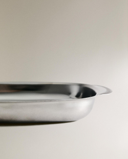 Zara Home тарелка из нержавеющей стали, 18 см