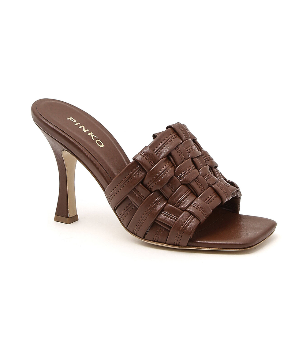 шлепанцы corinna Pinko - коричневый(1H211G Y86G)