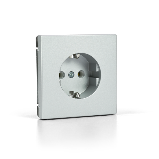 Розетка ArtGallery 16А с заземл. быстрозажим. клем. механизм алюм. SE GAL000343S