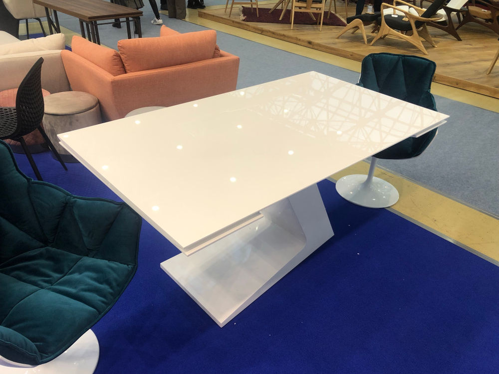 Обеденный стол DUPEN DT-21 Раскладной Белый