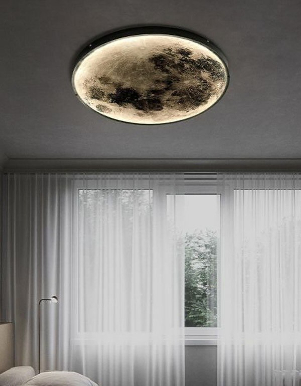 Шикарный космический светильник, который можно вешать на стену и на потолок