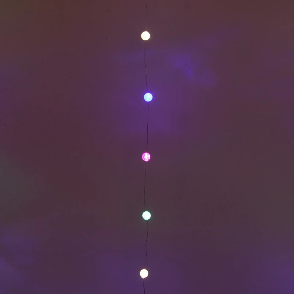 Гирлянда для дома ЗАНАВЕС «Жемчужина» ш3* в2 м 200 ламп LED, прозр. пров, 8 реж,IP-40, Мультицвет (возможность соединения)