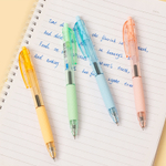 Ручка шариковая DELI "Lineum Q150C" автоматическая, 0,7 мм, корпус ассорти, синяя