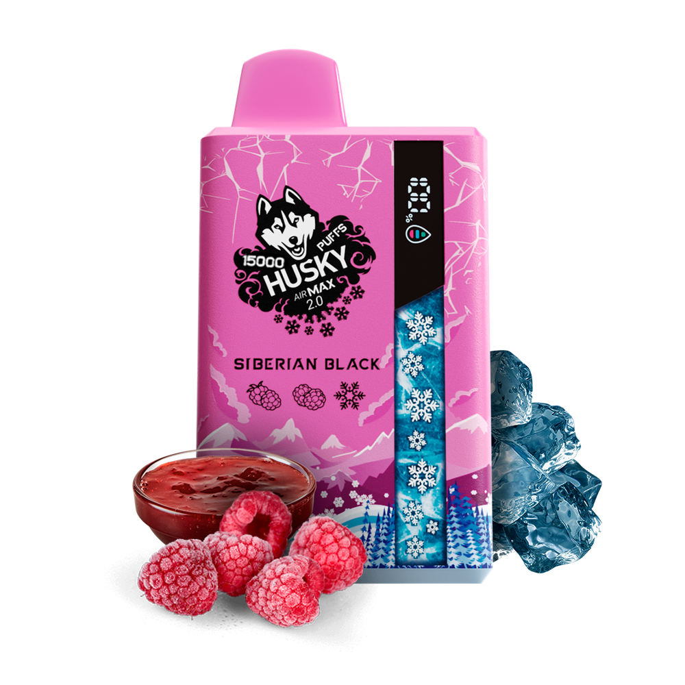 Одноразовая электронная сигарета Husky Air Max 2.0 - Siberian Black (15000 затяжек) Одноразовая электронная сигарета Husky Air Max 2.0 - Siberian Black (15000 затяжек)