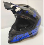 Шлем кроссовый взрослый MOTAX глянцево-черный-синий (G5)