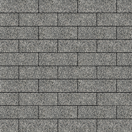 Тротуарная плитка ПРЯМОУГОЛЬНИК 300х100 мм - Гранит+ Серый с черным