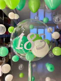 Воздушные шары на леске/пузыри зеленые №65