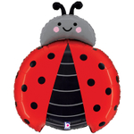 Шар Фольгированный Божья коровка (Красный)