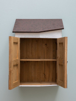 Шкафчик "Домик" 56х22,5х40см Дерево,металл