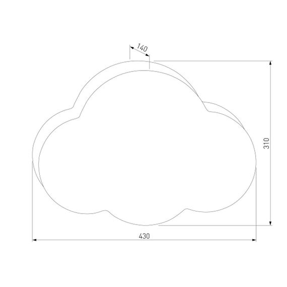 Настенный светильник TK Lighting 10006 Cloud